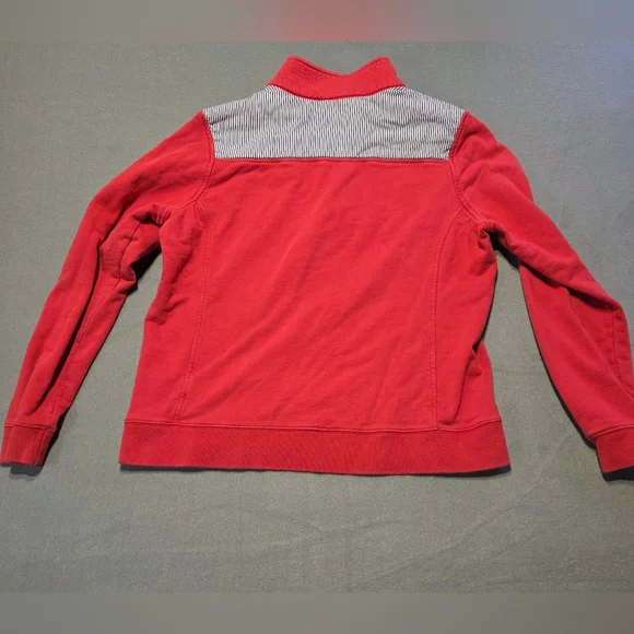 Vineyard Vines Womens Pinkish/Red Pullover By Shep & Ian Size Large 22 PTP - Picture 2 of 4